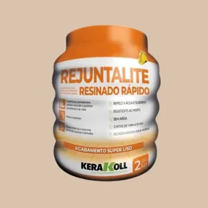 Rejunte Resinado Seca Rápido 2kg Kerakoll Rejunte Rejuntalite Resinado Seca Rápido Garapeira 2kg Kerakoll