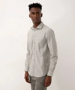 camisa comfort manga longa verde 1