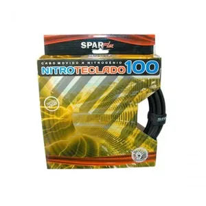 Cabo para Teclado Nitro 100 SPG100EX 3M com Condutores em Cobre OFHC e Dupla Blindagem Preto Sparflex Cabo para Teclado Nitro 100 SPG100EX 3M com Condutores em Cobre OFHC Preto Sparflex