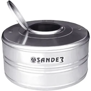 Caixa D´água De Inox 1000 Litros Com Tampa Compacta Modelo Ac - Sander Caixa Dagua 1000l Aco Inox Compacta Mod Ac Sander