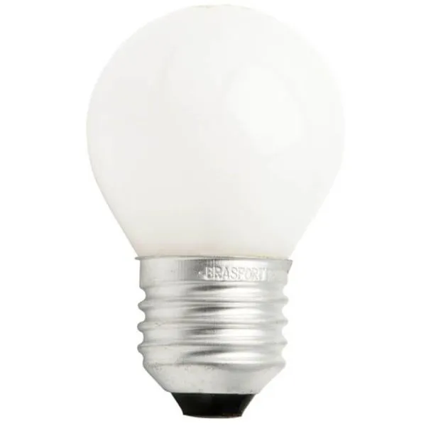 Lâmpada Para Geladeira E Fogão 40 Watts 220 Volts Leitosa - 8720 - Brasfort