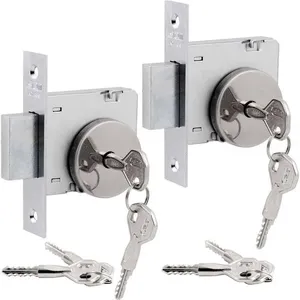Trava de Segurança Par 1004 ABNT Tetra para Porta de Madeira com 4 Chaves Stam Metalúrgica Trava de Segurança 1004 ABNT Tetra para Porta de Madeira Stam Metalúrgica