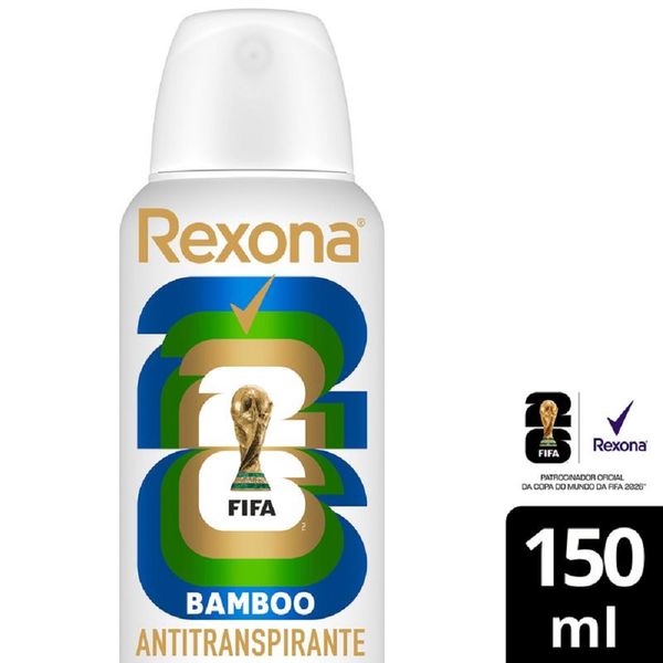 Desodorante Aerosol Rexona Feminino Bamboo 72h 150ml