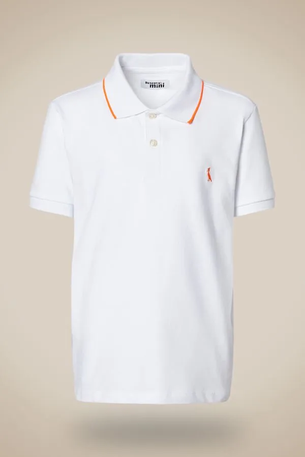Polo Mini Friso Neon Branco - 06