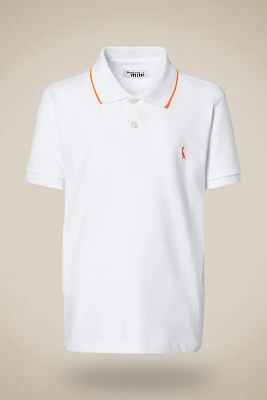 Polo Mini Friso Neon Branco - 06
