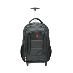 Mochila Executiva Com Rodinhas Swissland 18" 46cm Preto (MP)