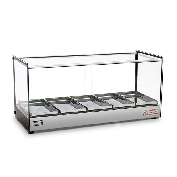 Estufa Quadrada Evr 5 Bandejas Titã Evr Reta Com Led 5b Cinza 127v
