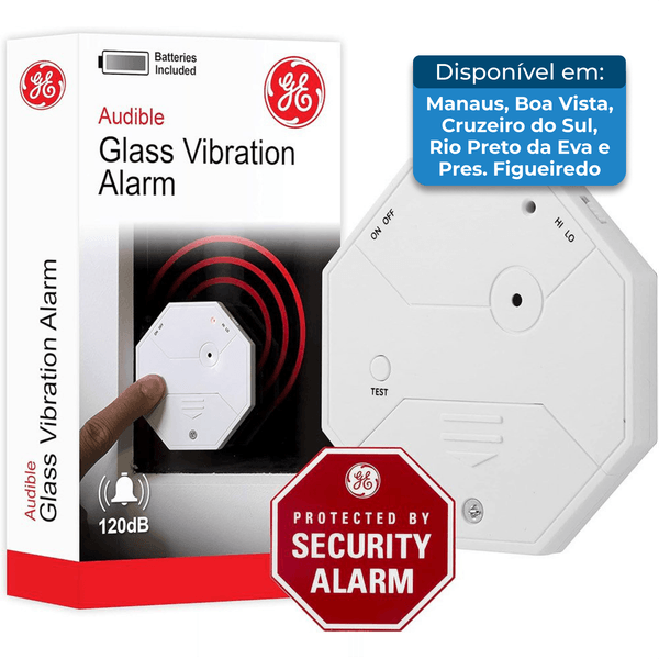 Alarme GE Vibração 36021 Branco A-MBI
