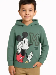 Moletom Mickey Mouse Infantil Para Menino - VERDE 6