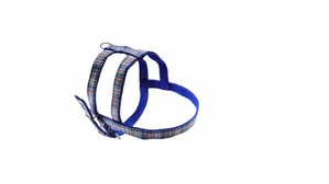 Peitoral Nylon Confort Santa Fé Pet Azul Nº 04