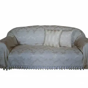 Manta Xale Sofa Gigante Medalhão Perola tecido jacquard 1,80x2,80