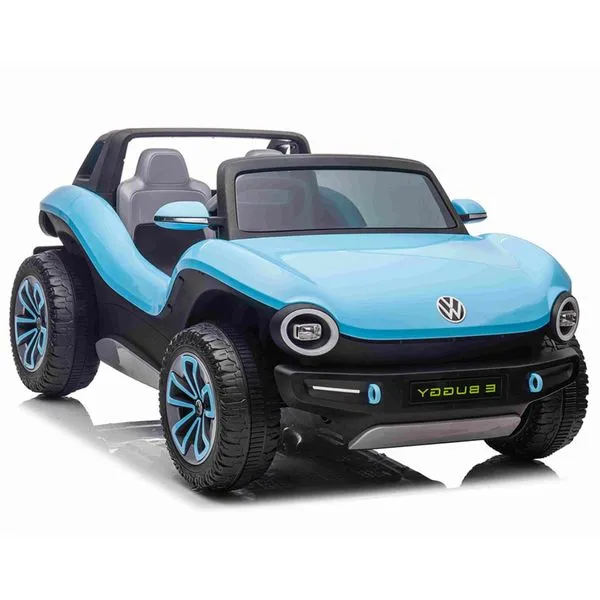 Carro Elétrico Infantil E-Buggy Volkswagen 2 Lugares 12V Azul Bel Único / 12V