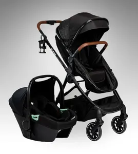 Carrinho Travel System Duo Street ABC Design Black