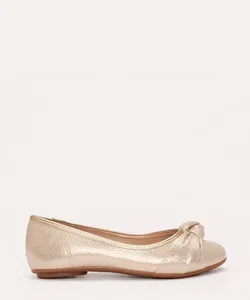sapatilha infantil molekinha dourado 26