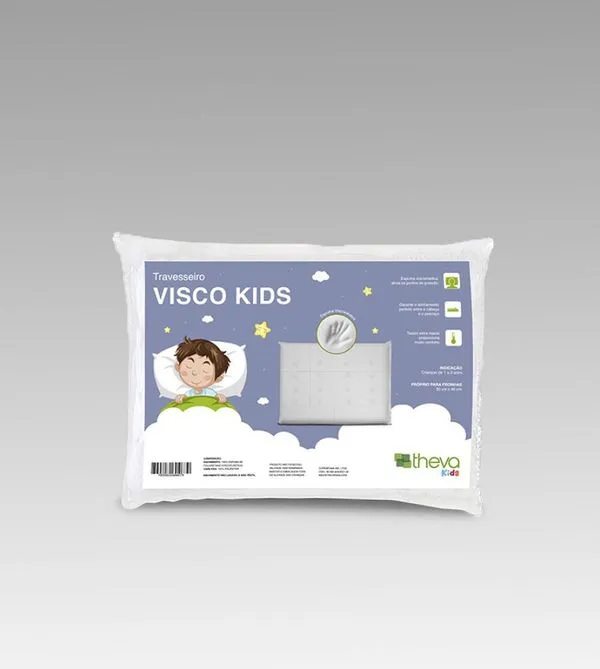 Travesseiro Visco Kids Theva 30x40