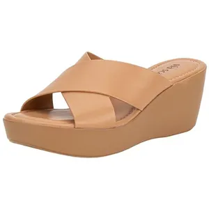 Tamanco Feminino Anabela Via Scarpa 175718845 CARAMELO 37