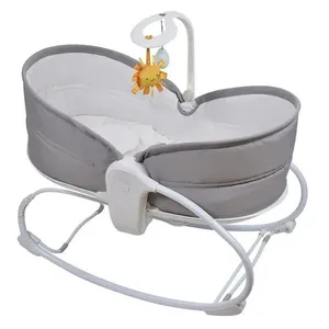 Cadeira de Descanso - Moisés Aconchego - De 0 a 18 KG - Cinza - Brasbaby