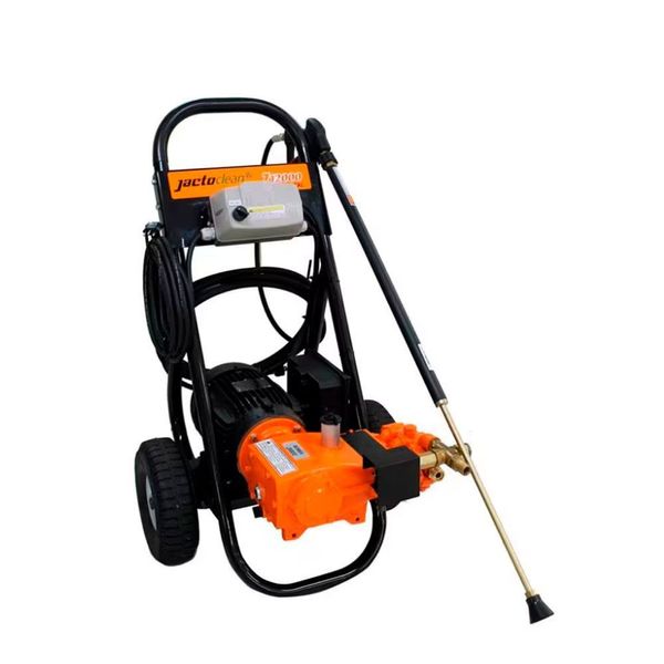 Lavadora De Alta Pressão Jacto J12000 5cv Trifásica Preto E Laranja 380v