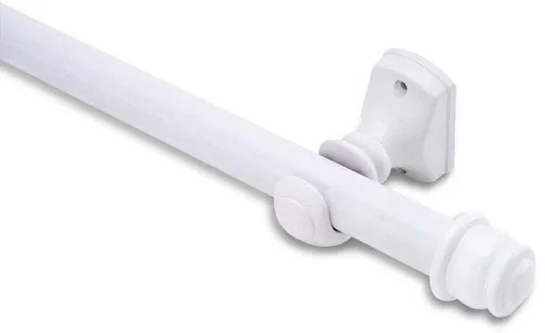 Varão Para Cortina Eco Branco 28mm 2m
