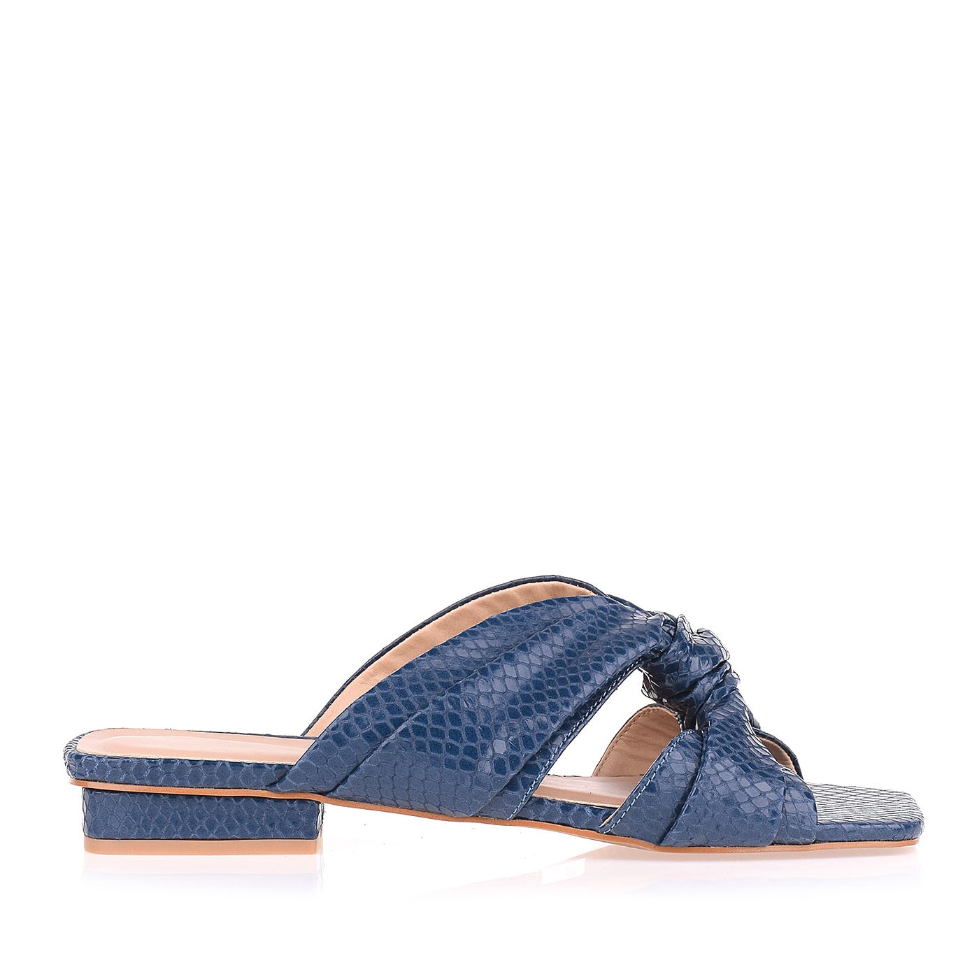 Flat Salto Baixo New Snake Safira