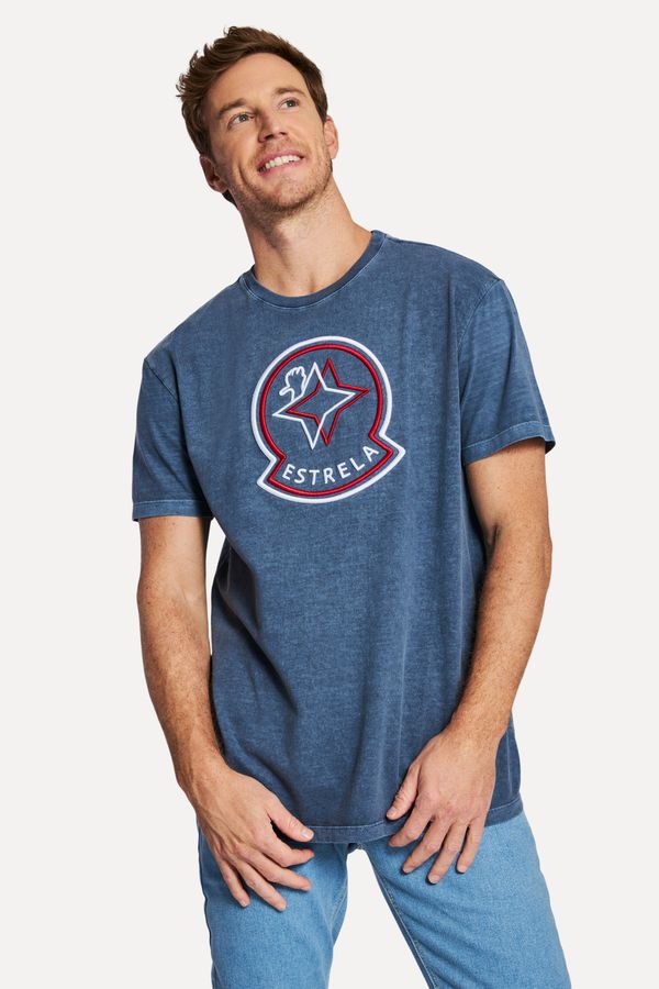 Camiseta Mc Bordada Eterna Crianca Marinho - M