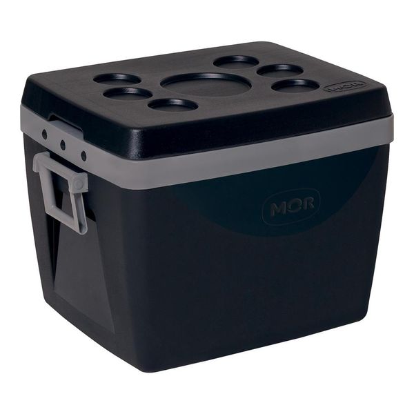 Caixa Térmica 75L Grande Cores Cooler Bebidas Mor Preto