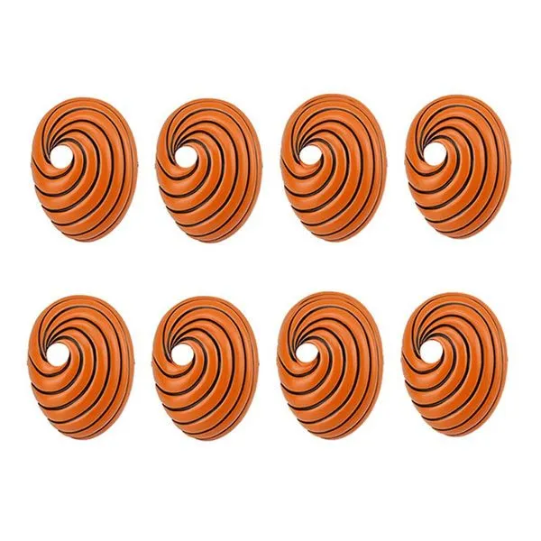 Kit 8 Máscara Anime Naruto Cosplay laranja