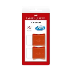 Borracha Faber-Castell com Capa Branca BORRACHA FABER CASTELL C/CAPA BRANCA