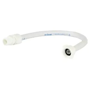 Engate Flexível Branco 40cm para Água e Gás em PVC Flexível para Encanamento Doméstico Socel Engate Flexível Branco 40cm para Água e Gás em PVC Flexível para Encanamento Socel