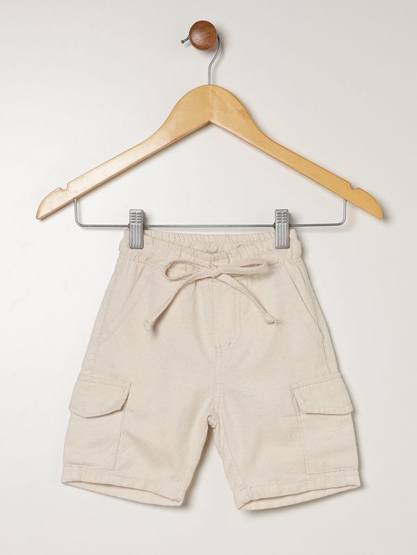Bermuda Cargo Infantil Para Menino - OFF WHITE 6