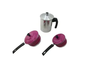 Cuscuzeiro Individual para Duas Pessoas Liso Rosa