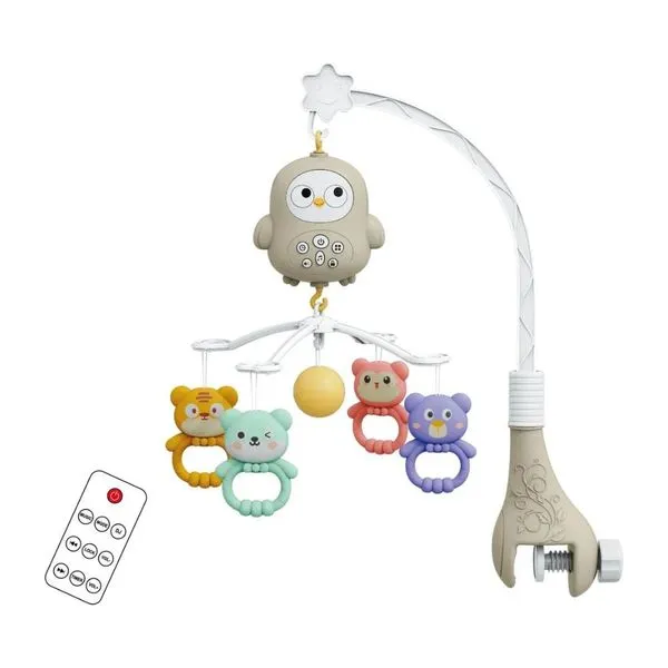 Mobile Musical Baby Style Coruja Cinza 9094 (MP)