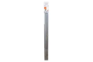 Persiana PVC Horizontal 120x160cm Cazza Cinza