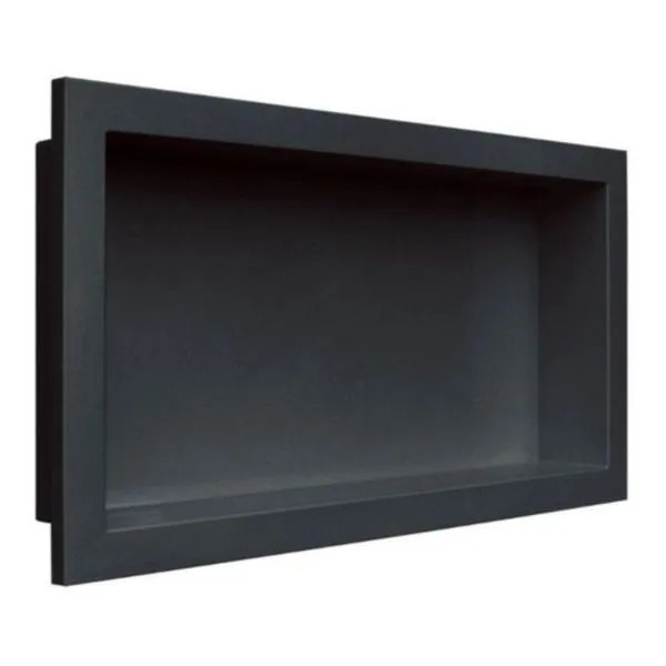 Nicho Para Embutir Architech 30x60cm Preto Vulcano (MP)