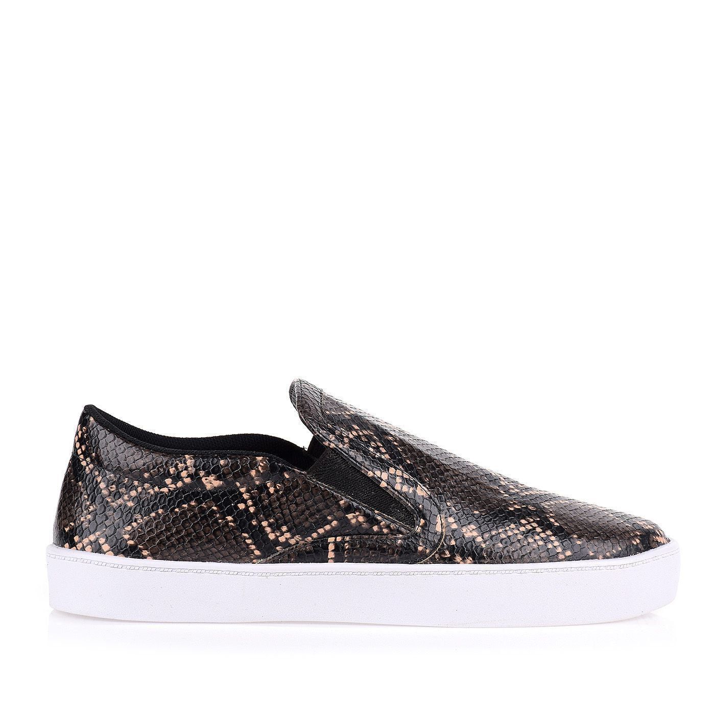 Tênis Slipper Snake Pele
