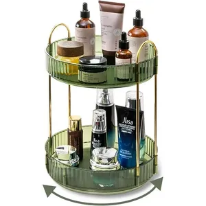 Organizador de Cosméticos Rotatório Ningbo Verde QY-1825-3 E-BI