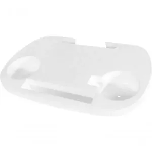 Mesa Lateral Portátil para Cadeira de Praia com Porta Copo Plástico Branco Bel Lazer Mesa Lateral Portátil para Cadeira de Praia com Porta Copo Branco Bel Lazer