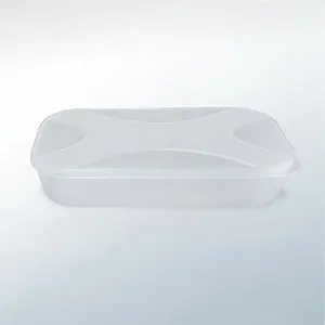 Organizador Multiuso Retangular Baixo Plástico Natural 1,8 Litros 6510 - Top Line