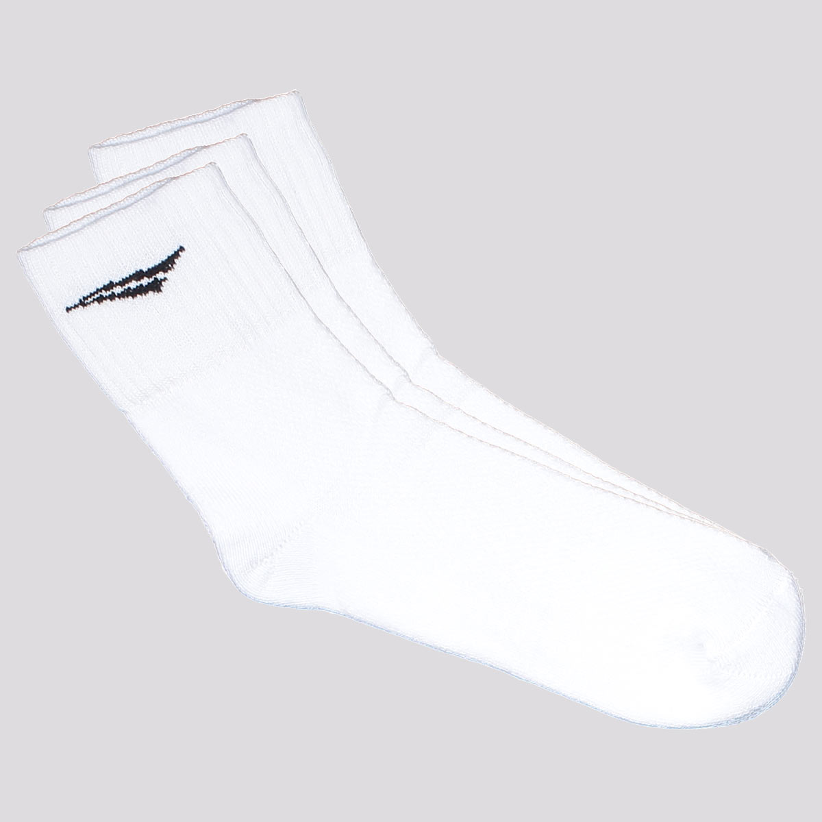 Kit Meia Penalty Sport 3 Pares Cano Médio Branca