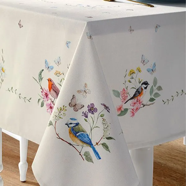 Toalha de Mesa Quadrada Clean Renova Jardim D Estampada Digital 180x180cm 30011679 - Döhler