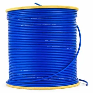 Cabo de Microfone Linha Profissional 2x0,30 mm² Azul 20 MT