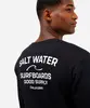 camiseta masculina manga longa salt water preta P