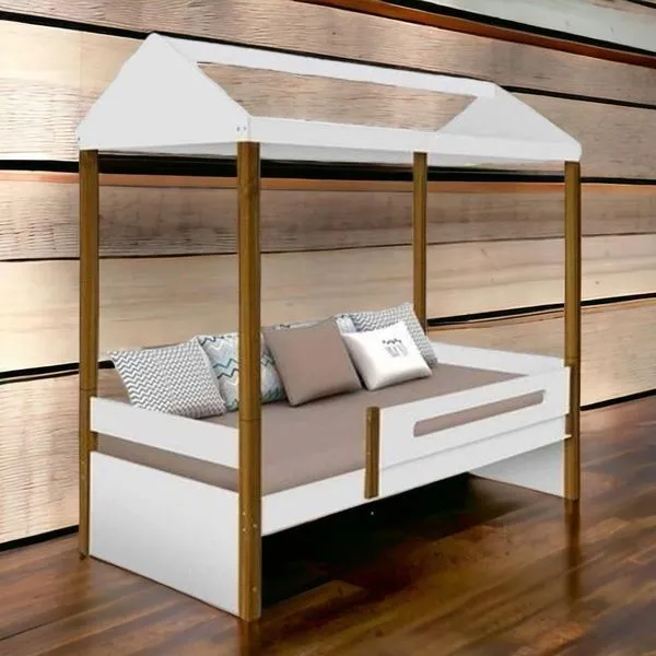 Cama Casa Solt. Lara Branco/mel C/ Colchão