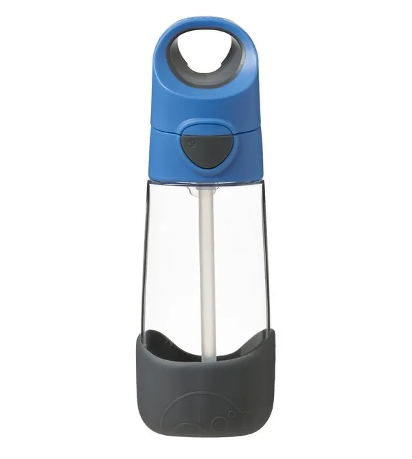 Garrafa Tritan Canudo Blue State 450ml Bbox Azul