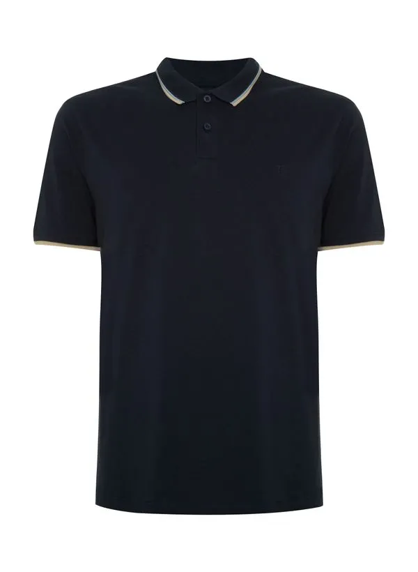 Polo Comfort Fit Piquet Friso Masculina Individual P