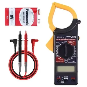 Alicate Amperímetro Digital AD-9005 Mini Até 750V 200A com Estojo Proteção Visor LCD Data Hold Alicate Amperímetro Digital AD-9005 Mini Até 750V 200A com Estojo e Visor LCD