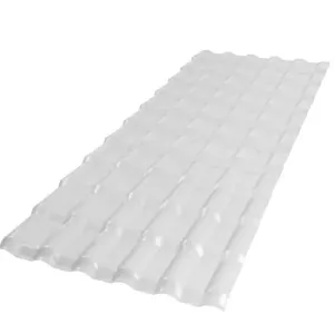 Telha de Pvc Plan P3010053 2,42m X 88cm 6 Ondas Leve e Resistente Branco Afort Telha de Pvc Plan P3010053 2,42m X 88cm 6 Ondas Branco Afort