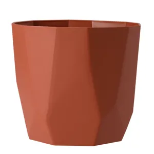 Cachepô Diamante West Garden Terracota Único