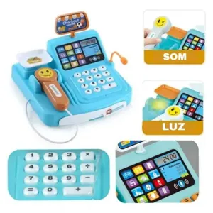BRINCANDO DE PROFISSÕES CAIXA REGISTRADORA LUZ/SOM - WELLMIX