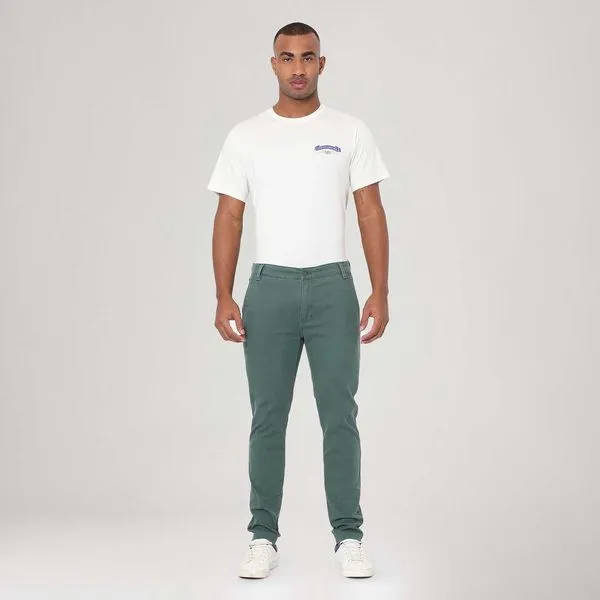 Calça Levi's® Chino Slim Verde - 36X32 USA | 46 BR